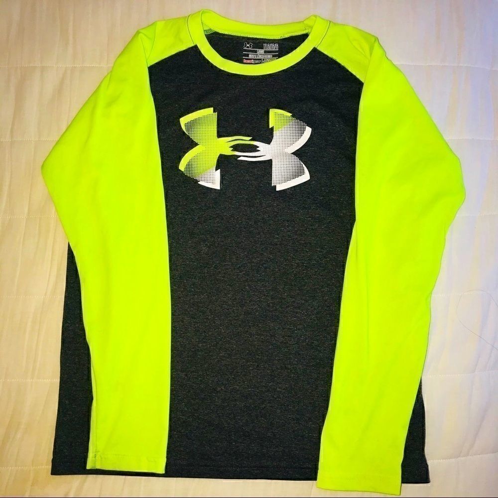Under Armour boys heat-gear long sleeve size YLG